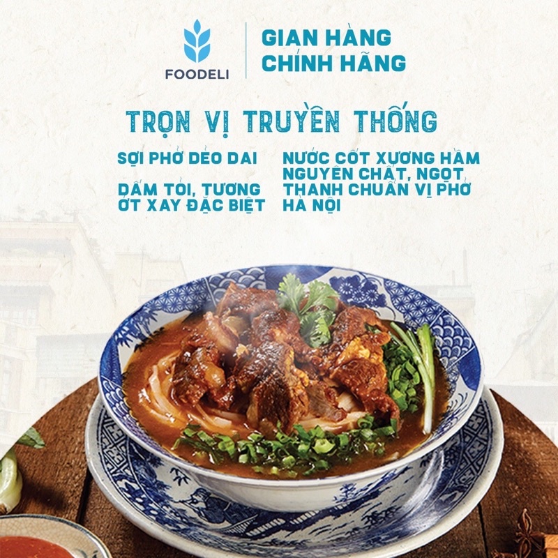 Phở Gánh Hà Nội ăn liền - Phở Bò/Gà Đặc Biệt (Gói 75Gr) | BigBuy360 - bigbuy360.vn