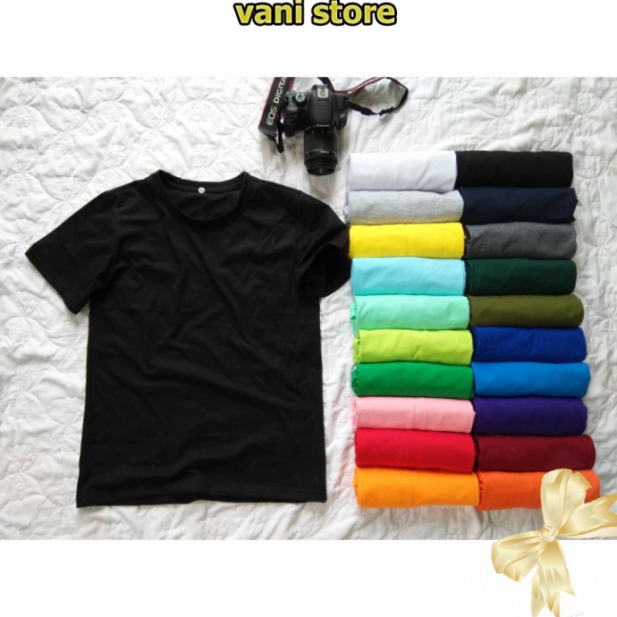 [Tặng Quà] Áo Thun Trơn Nam Nữ vải dày không xù lông nhiều màu . | BigBuy360 - bigbuy360.vn