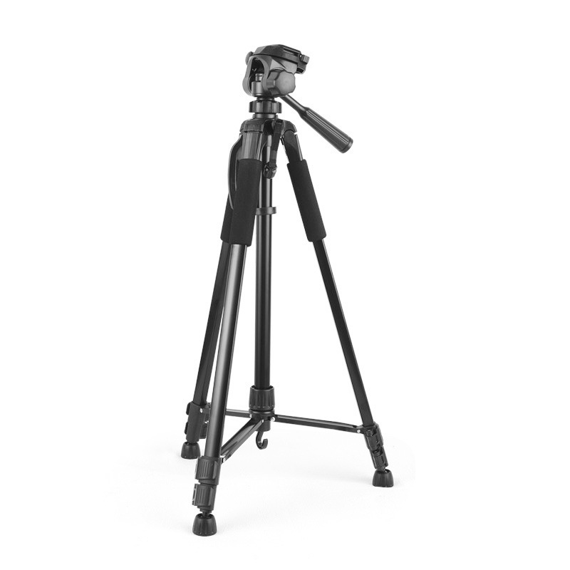 Chân máy ảnh Tripod cao 160cm - tặng kẹp điện thoại