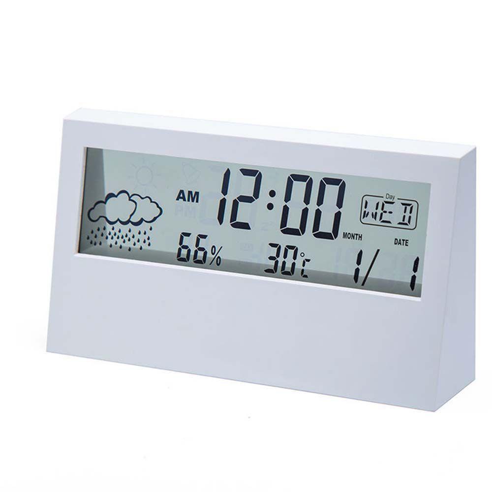 Đồng Hồ Báo Thức Kỹ Thuật Số Có Đèn LED Hiển Thị Nhiệt Độ