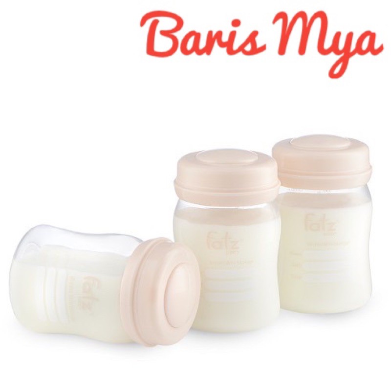 BÌNH TRỮ SỮA 150ML (BỘ 3 BÌNH) FATZBABY