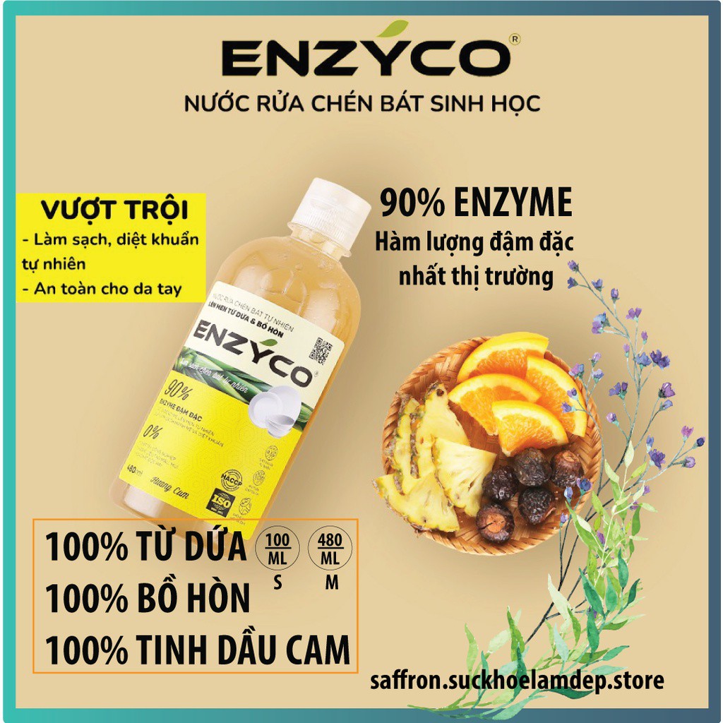 Nước TẨY Rửa Sinh Học ENZYCO đậm đặc đến 90%