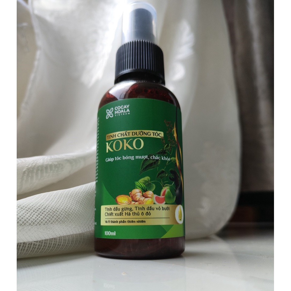 Tinh chất dưỡng tóc KOKO Cocayhoala Ngăn rụng tóc Kích thích mọc tóc Giúp tóc mềm mượt 100ml