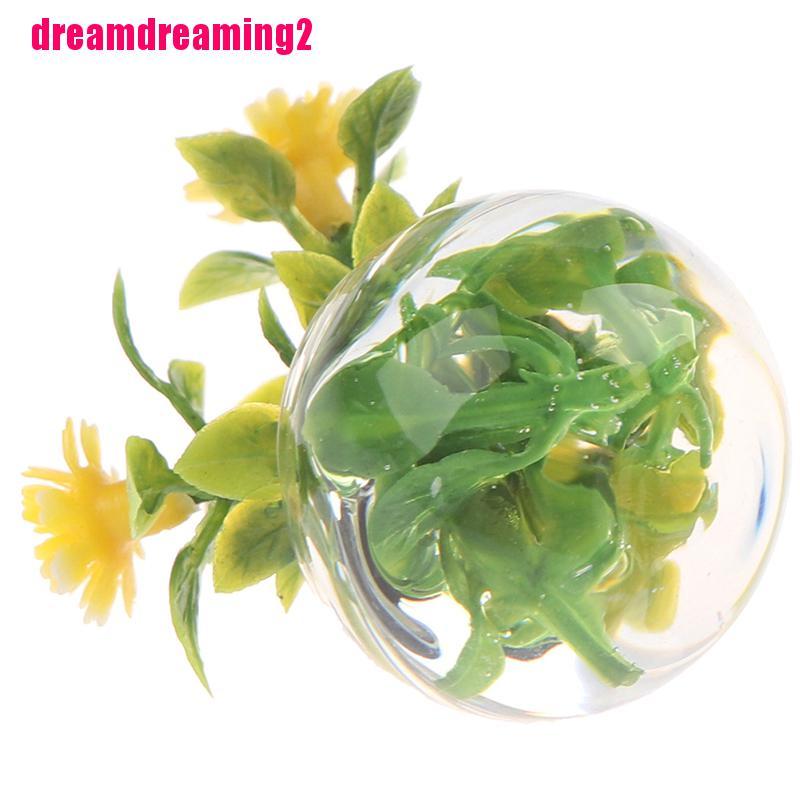 Chậu Cây Giả Trang Trí Nhà Búp Bê Tỉ Lệ 1: