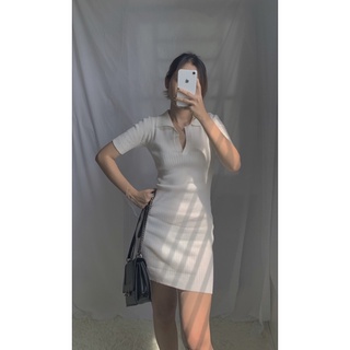 Đầm thun gân
