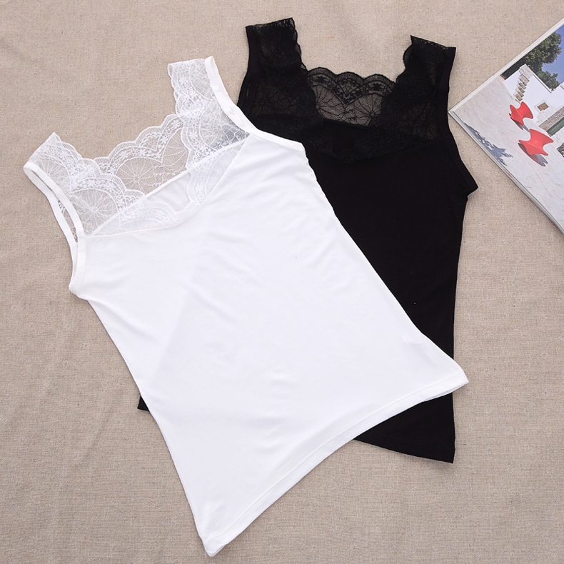 Áo không tay phối ren thời trang quyến rũ dành cho nữ  | BigBuy360 - bigbuy360.vn