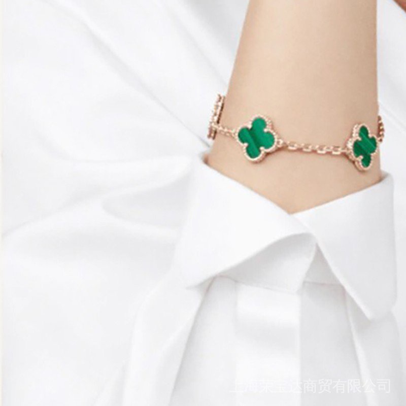Van Cleef & Arpel bracelet Five-Flower VCA Five-Flower Bracelet red flower black flower white flower various optional new bracelet
