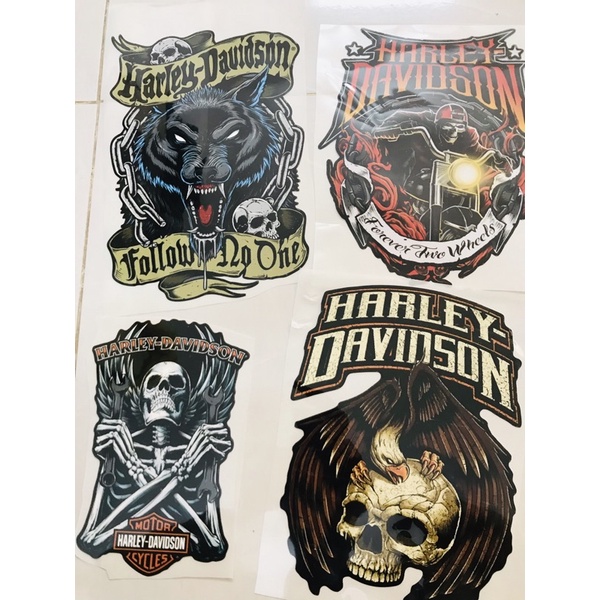 Hình Ủi Nhiệt, Decal Nhiệt KTS - Phong Cách Biker - Harley 2 - Poseidon.est2019