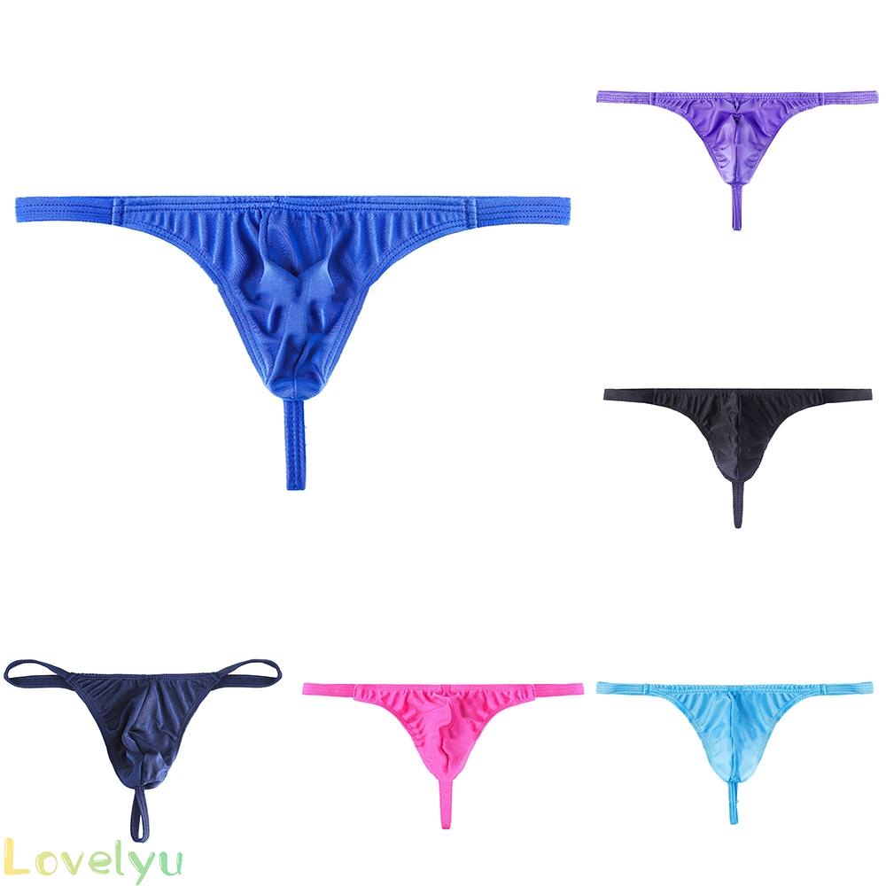 &lt;READY STOCK&gt;Sexy Men G-string Thong Underwear Briefs T-back Micro Erotic Lingerie Underwear high quality100% brand new！