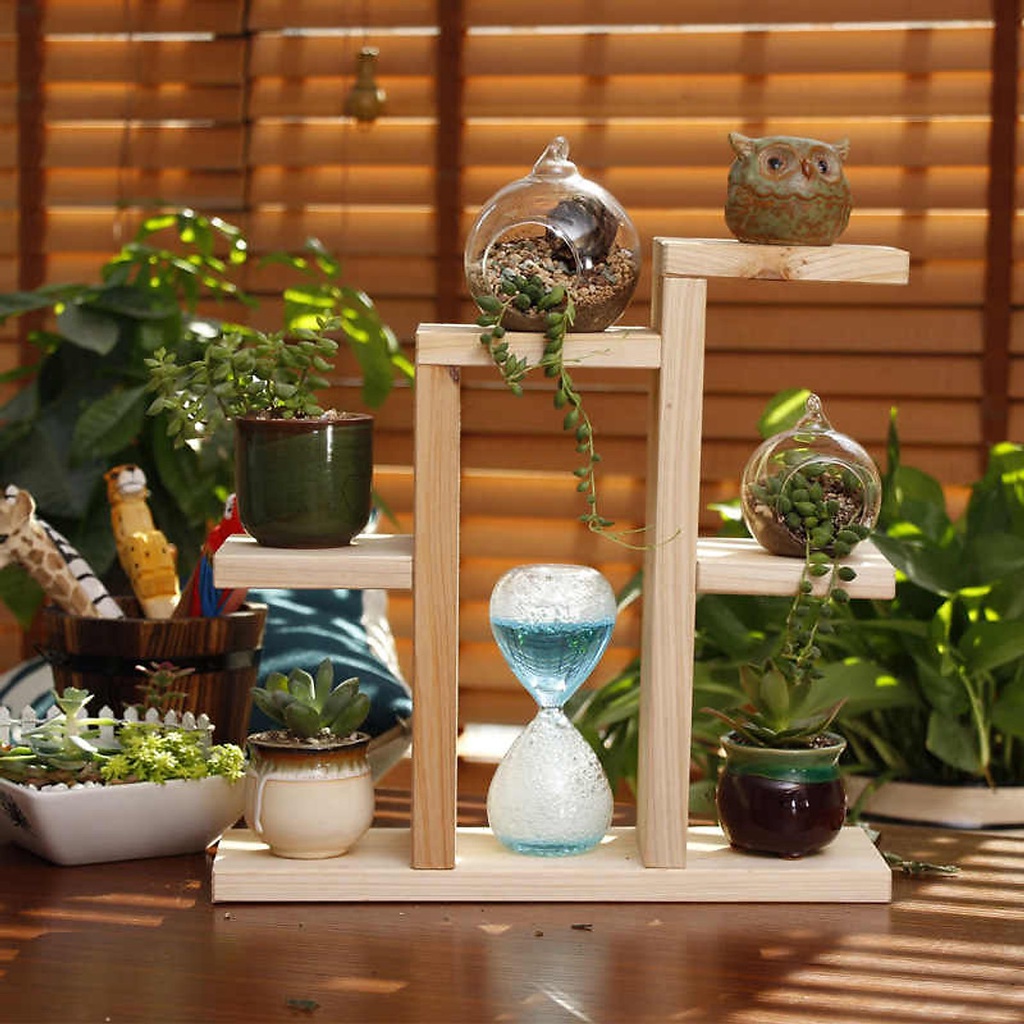 Kệ Để Bàn trang trí Hoa cây cảnh mini Giá Đỡ Đứng