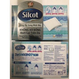 Bông Tẩy Trang SILCOT 82m( combo 10 hộp)