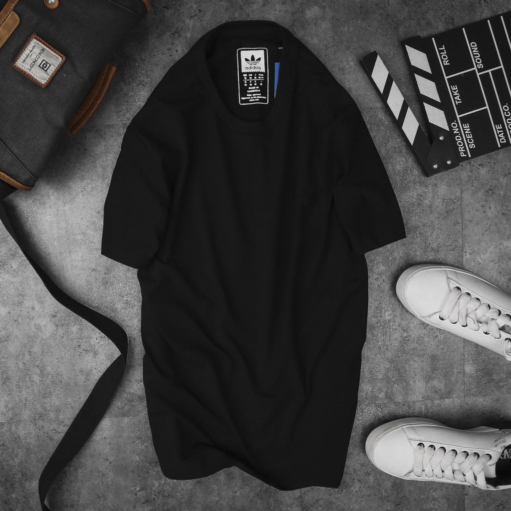 Áo Thun Nam Trơn Cổ Tròn Adidas vải Cotton co giãn dày dặn phông trơn basic tay ngắn nhiều màu