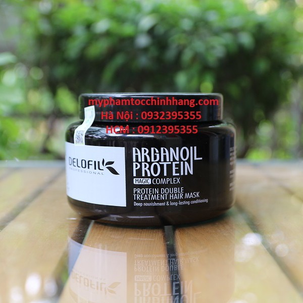 HẤP PHỤC HỒI CHUYÊN SÂU DELOFIL ARGAN OIL 500ML | BigBuy360 - bigbuy360.vn