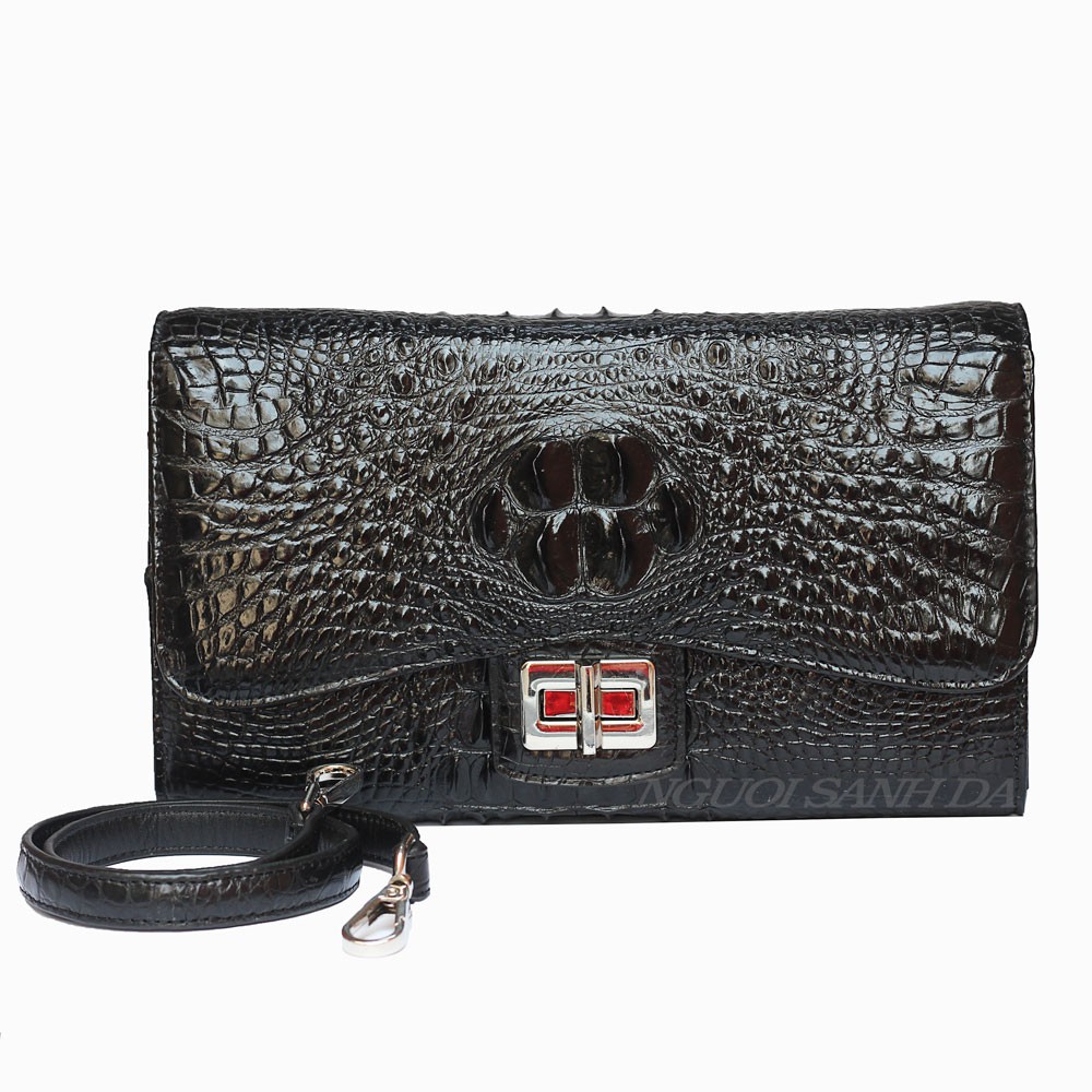 Túi nữ da cá sấu chính hãng NGƯỜI SÀNH DA  -Hàng tận xưởng, tặng kèm nước đánh bóng