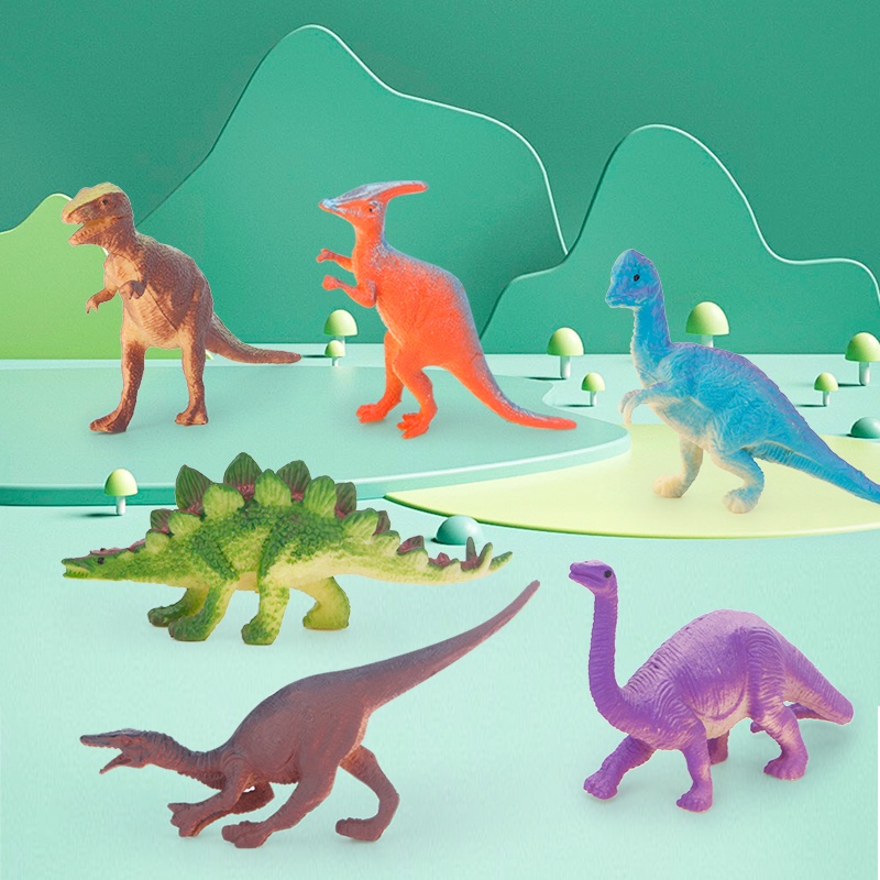 Set 6 mô hình khủng long đồ chơi COOLPLAY cho bé