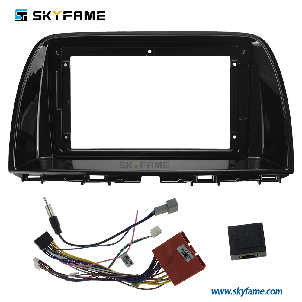 Mặt dưỡng màn hình DVD android 9” 10” MAZDA CX5  2012 2013 2014 2015 2016 Zack nguồn Zin