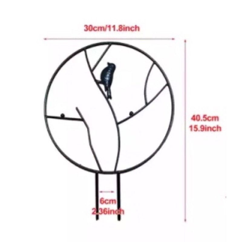 Khung đỡ kim loại tròn 30cm