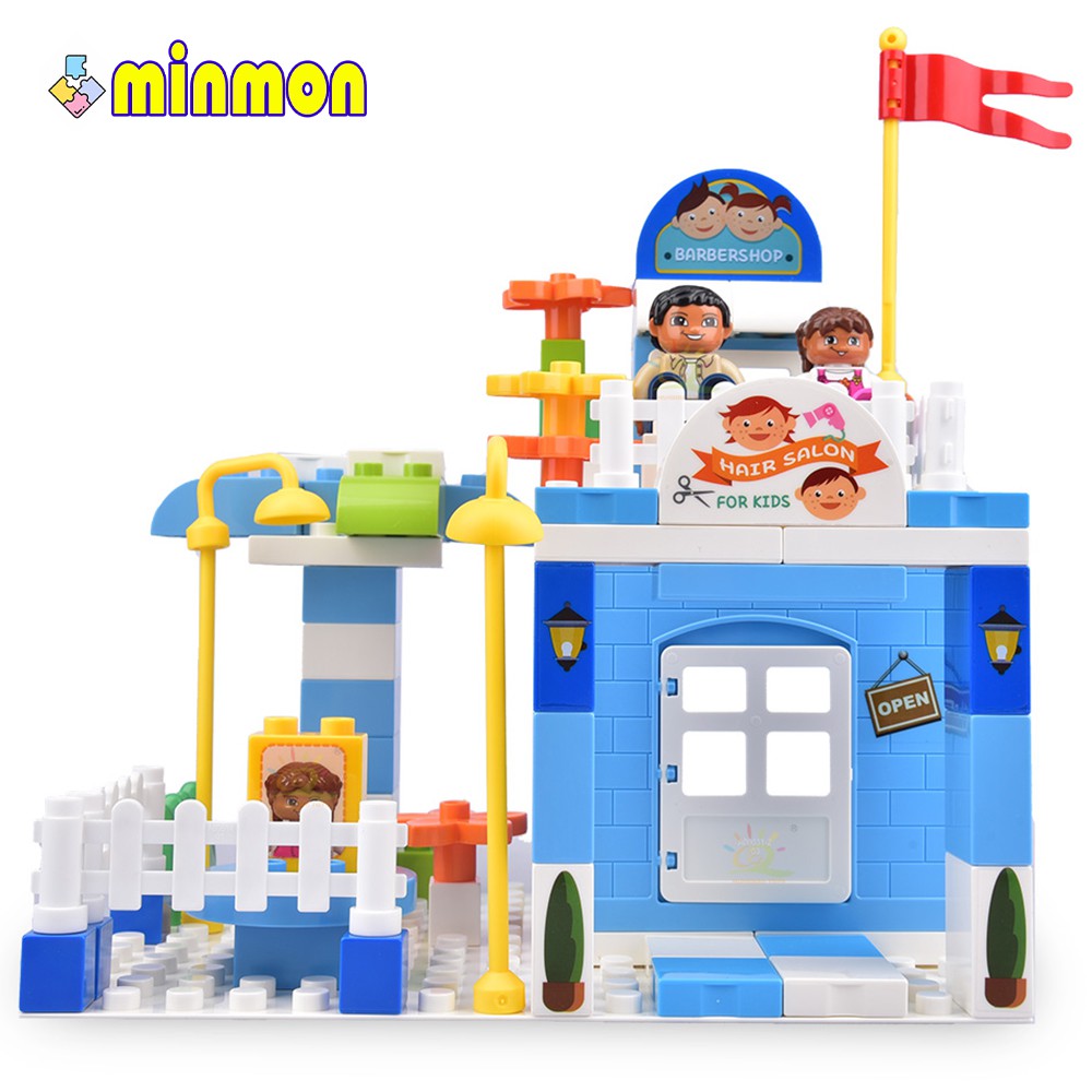 Bộ đồ chơi lego MINMON hình ngôi nhà 93 mảnh - MM0022