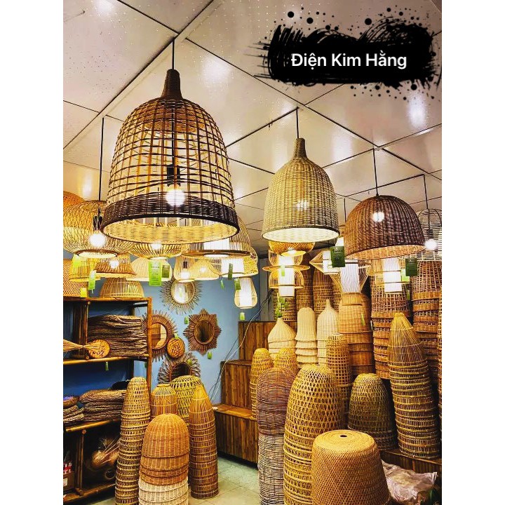 ĐÈN THẢ MÂY TRE TRANG TRÍ