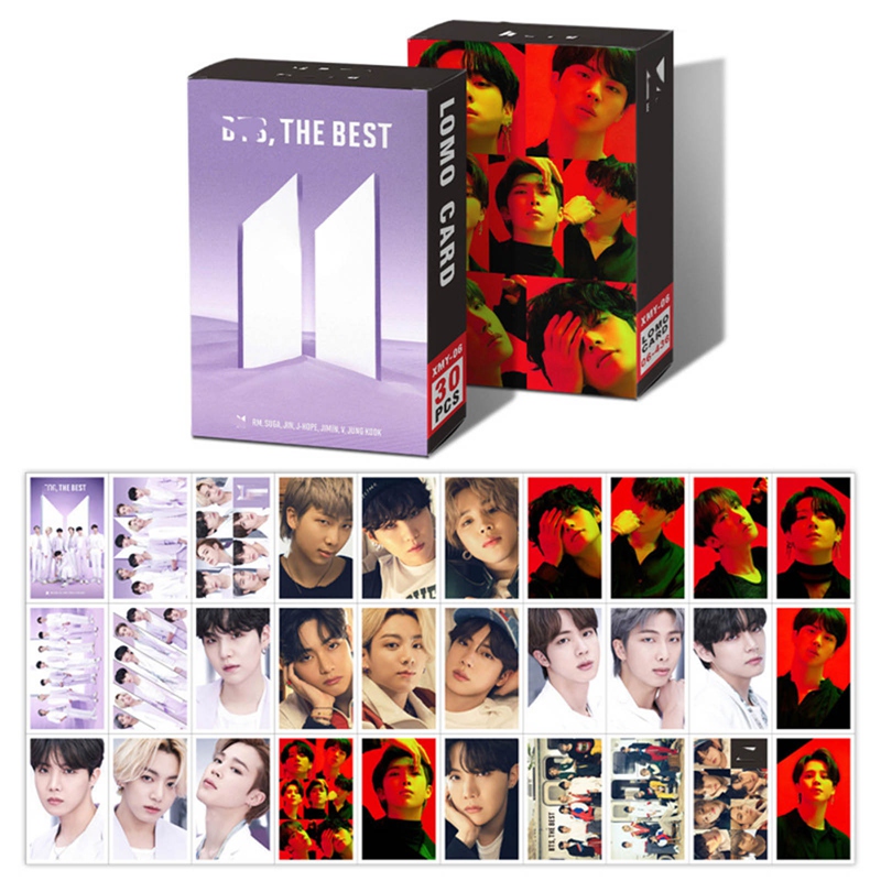 Hộp 30 Ảnh Lomo Card Nhóm Nhạc Bts