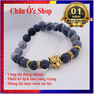 Vòng Đeo Tay Nam Giới Hạt Đá Phong Thủy Mệnh Thổ, Mệnh Hỏa - Lịch lãm, tài lộc