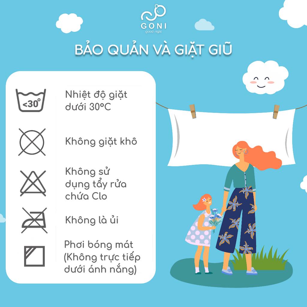 Vỏ Gối Nằm Goni , Áo Gối Nằm Đủ Màu, Kích thước 50 x 70cm