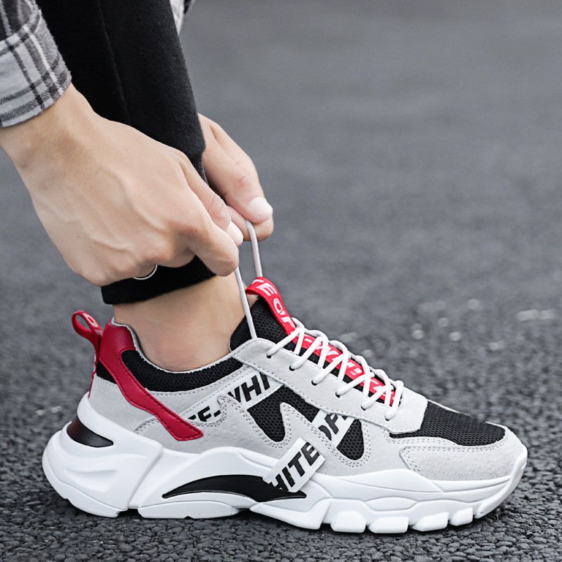 Giày Nam Phái Mạnh [Freeship Extra] Năng Động Cá Tính, Giày Nam Sneaker Hoạ Tiết Hot Nhất Giá rẻ mã TE