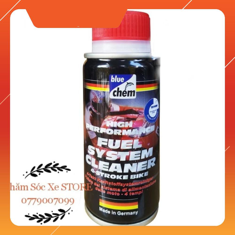 VỆ SINH HỆ THỐNG XĂNG BLUE CHEM- SÚC BÉC XĂNG BLUE CHEM-FUEL SYSTEM CLEANER- BLUE CHEM