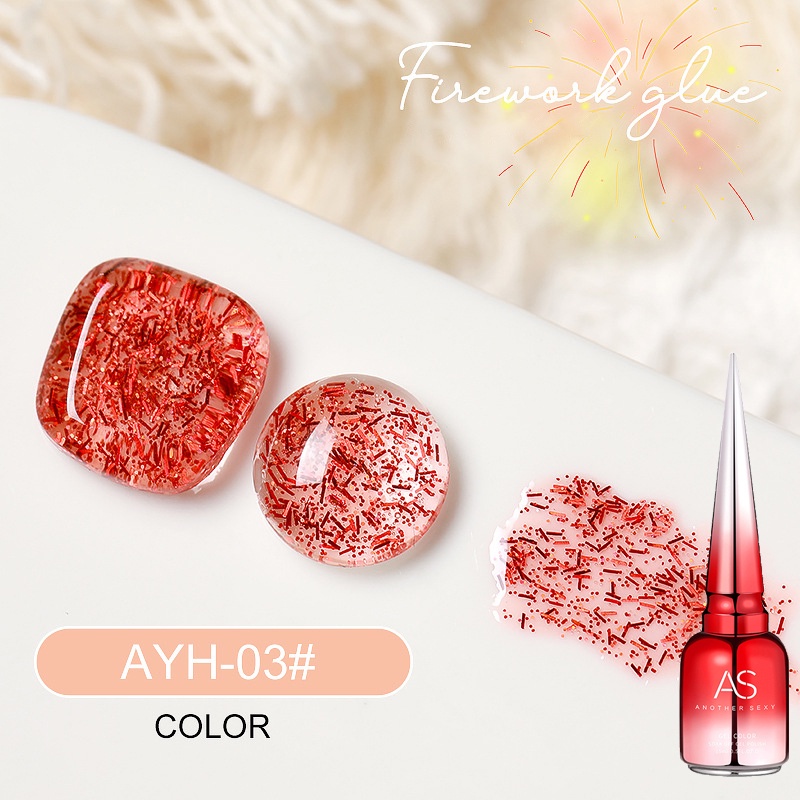 Sơn móng tay gel AS 9 Màu Như Pháo Hoa Keo Dán Móng Tay Sơn Móng Tay Mắt Mèo Keo Sơn Móng Tay Uv Keo Dán Móng Mắt Mèo Trong Suốt Thời Trang Cho Tiệm Làm Móng 15Ml Thanh Toán Khi Nhận Hàng