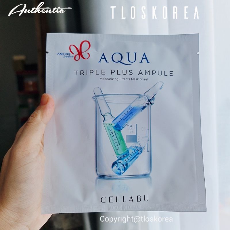 Mặt Nạ Dưỡng Ẩm, Trắng, Chống Lão Amore Aqua Triple Plus Ampoule (1 Miếng)[2025]