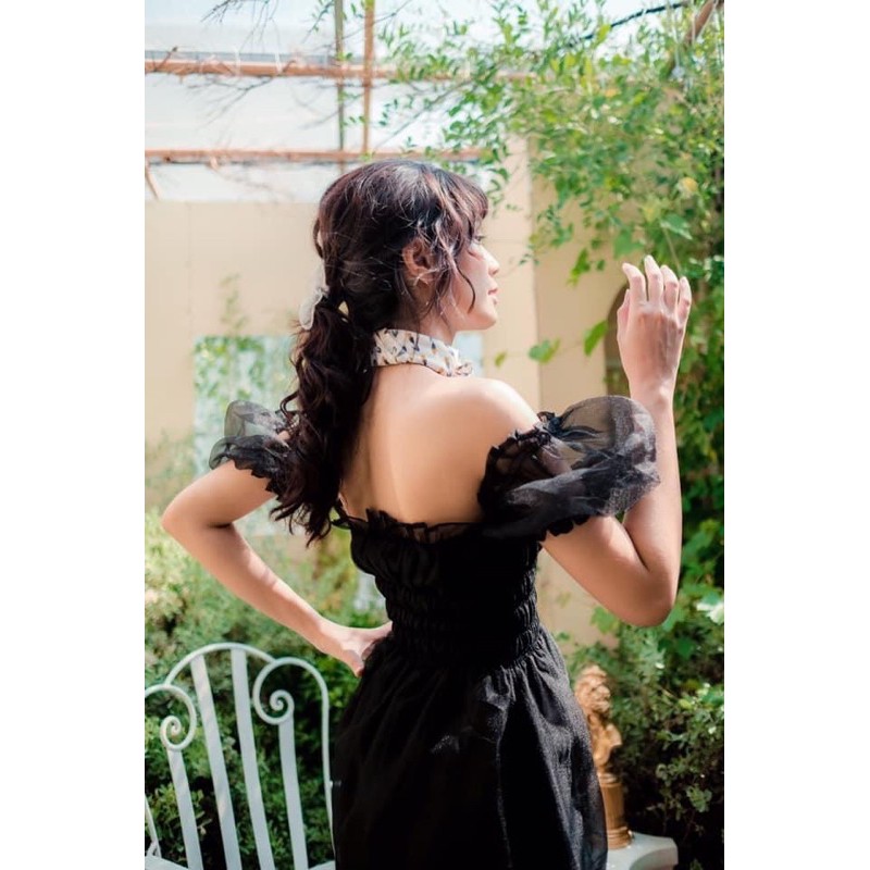 Pass Đầm LADAN đen