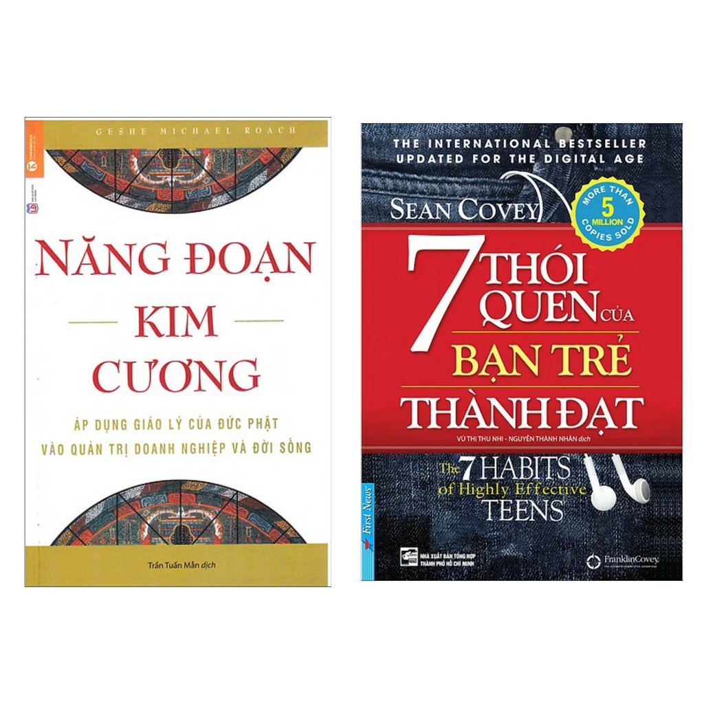 Sách - Combo Năng Đoạn Kim Cương (Tái Bản 2018) và 7 Thói Quen Của Bạn Trẻ Thành Đạt (Tái Bản 2019)