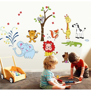 Decal vườn thú dc003