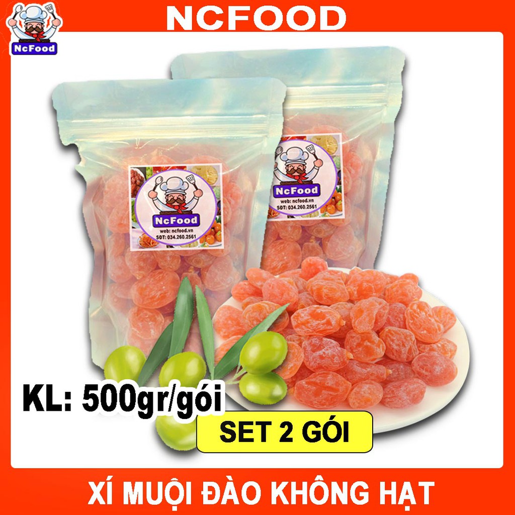 Xí Muội Đào Chua Ngọt loại 1 (500g - 1KG)