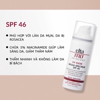 [Mẫu Mới] Kem Chống Nắng ELTA MD (SPF41 - SPF45 - SPF46)