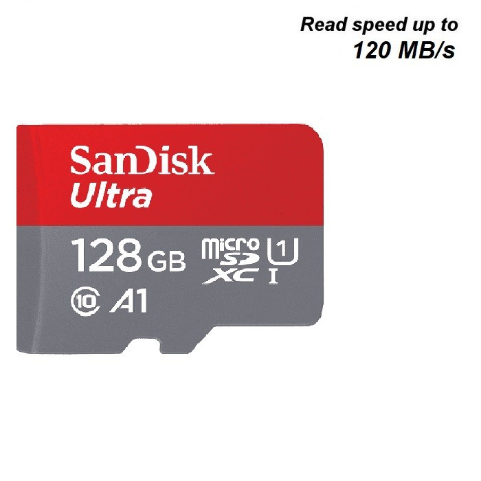 Micro Sd A1 Sandisk Ultra Microsd 128gb 100mb / S A1 Microsdxc Uhs-I Micro Sd A1