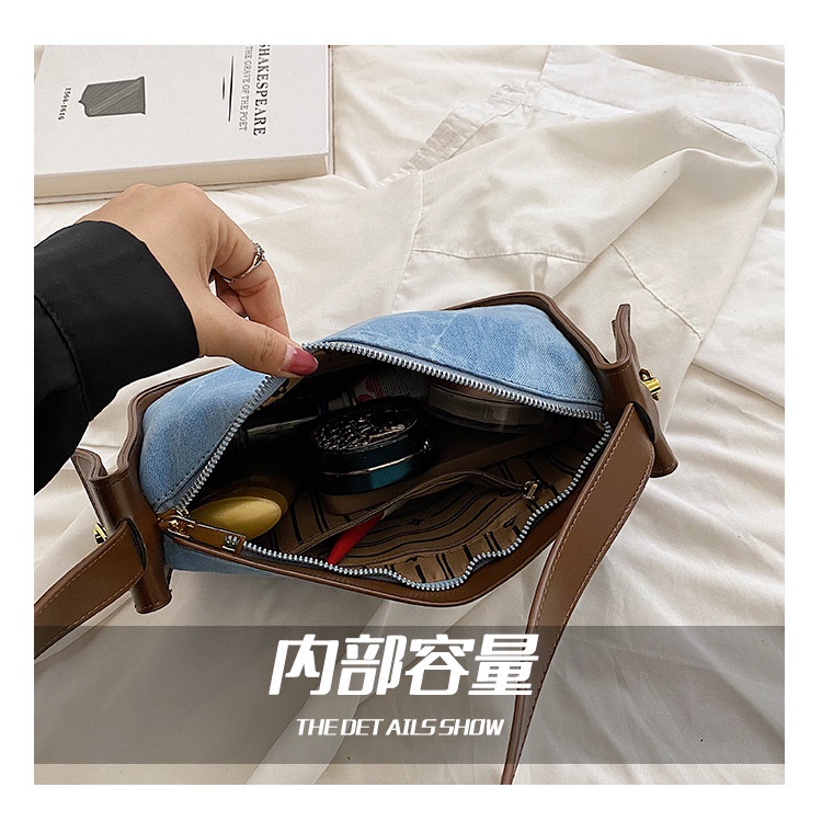 Túi Đeo JASMIN NOIR Chéo Da PU Hình Gối Đơn Giản Cho Nữ