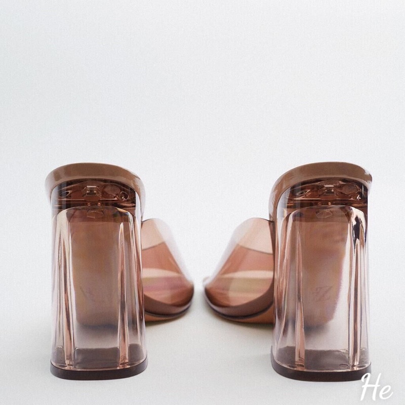 Sandal zara mica đá tròn