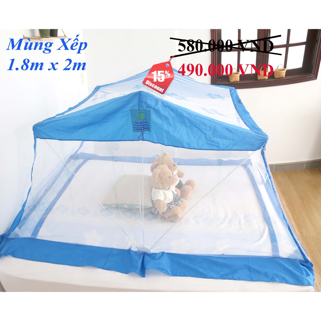 Mùng Xếp Thông Minh Hưng Ngân (loại 1m8x2m)