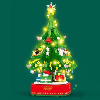 Hộp Phát Nhạc Giáng Sinh Xmas Tree - Hộp carton trơn