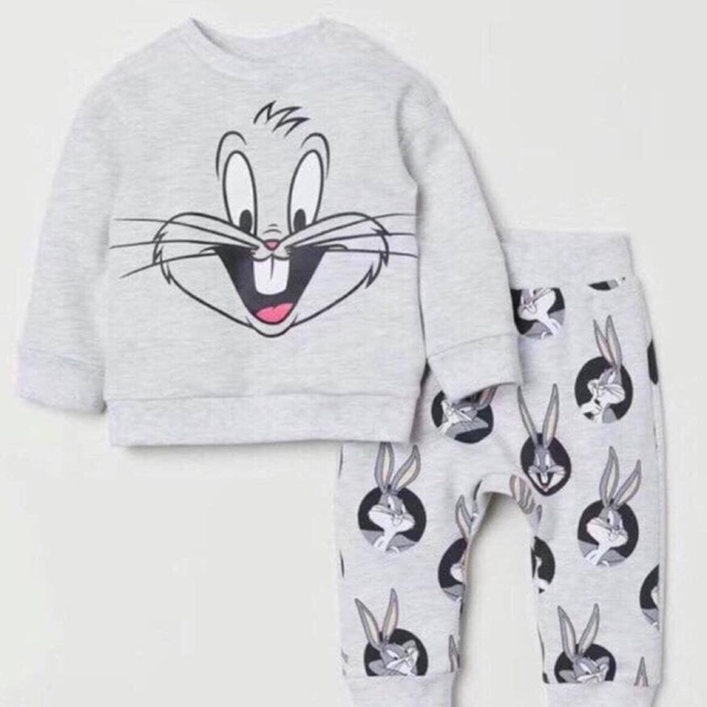 com bo Bộ lót nỉ cho bé