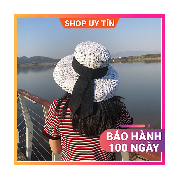 Mũ Đi Biển - Nón Cói Rộng Vành Vintage Cao Cấp Nữ Đẹp