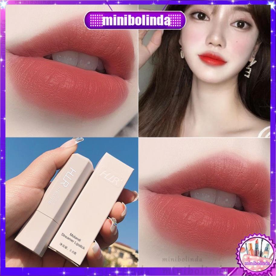 (Hàng Mới Về) Son Môi Trang Điểm Màu Nude Lâu Trôi Chống Thấm Nước HLLR 💄