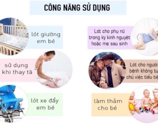 (Có video quay sp) Lót chống thấm 4 lớp dày (50x70cm), miếng lót tiện lợi cho bé