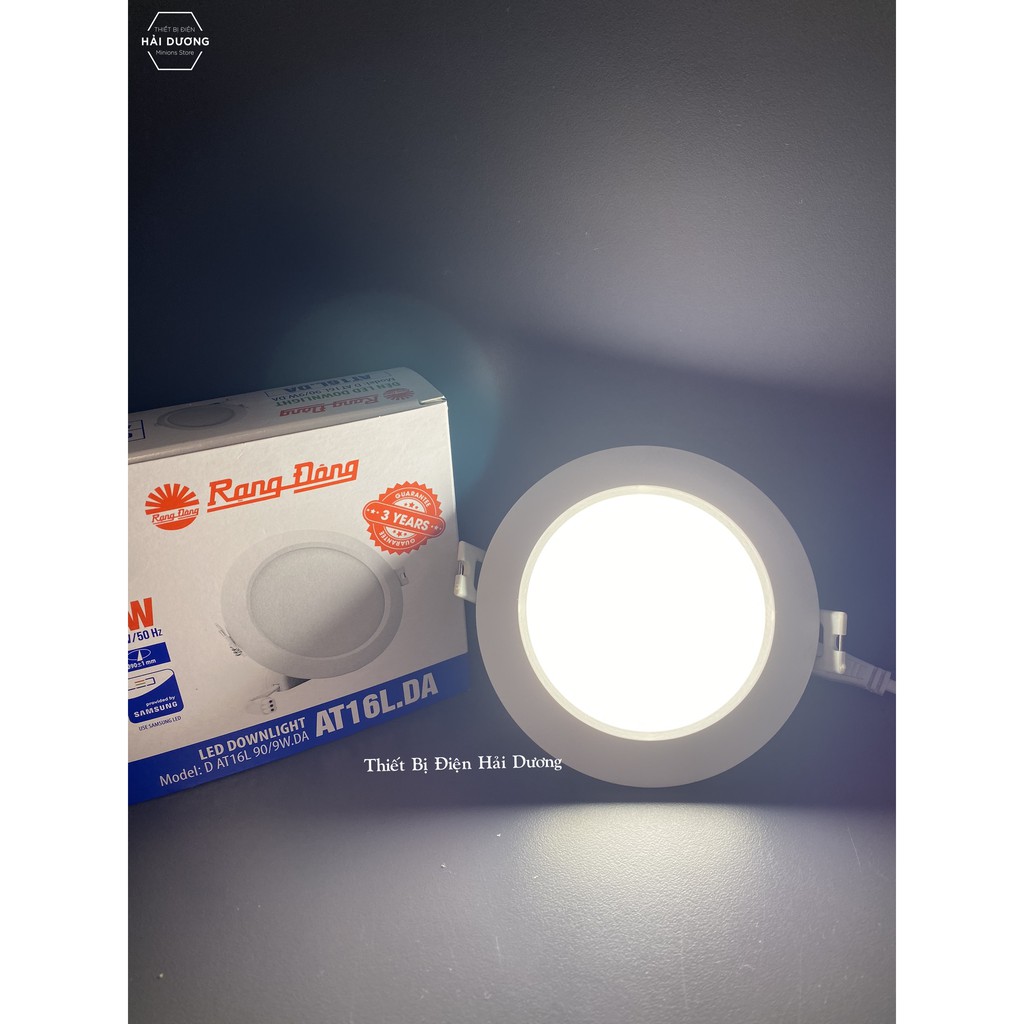 Đèn Led Downlight Rạng Đông Âm Trần D AT16L 90/9W.DA - Ánh Sáng Trung Tính - Bảo hành 3 năm