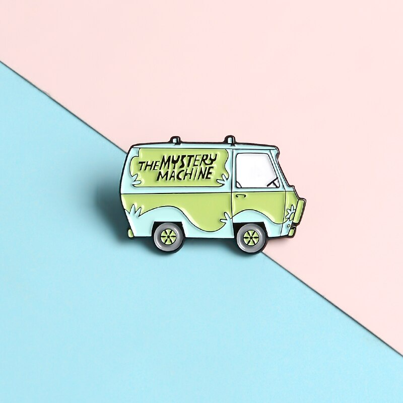 Ghim cài áo thiết kế xe hoạt hình ngộ nghĩnh