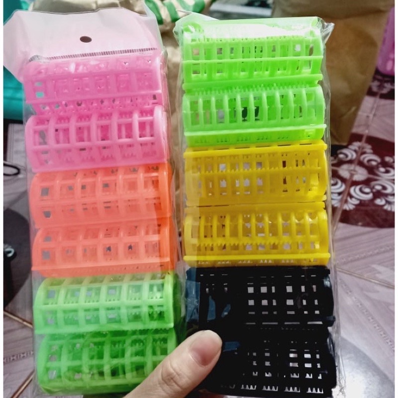 Lô Cuốn Tóc Mái Bằng Nhựa Dễ Sử Dụng (1 Cái)