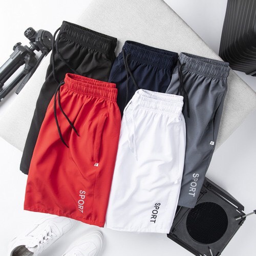 Quần short nam thể thao vải gió cao cấp co giãn mặc nhà QS05