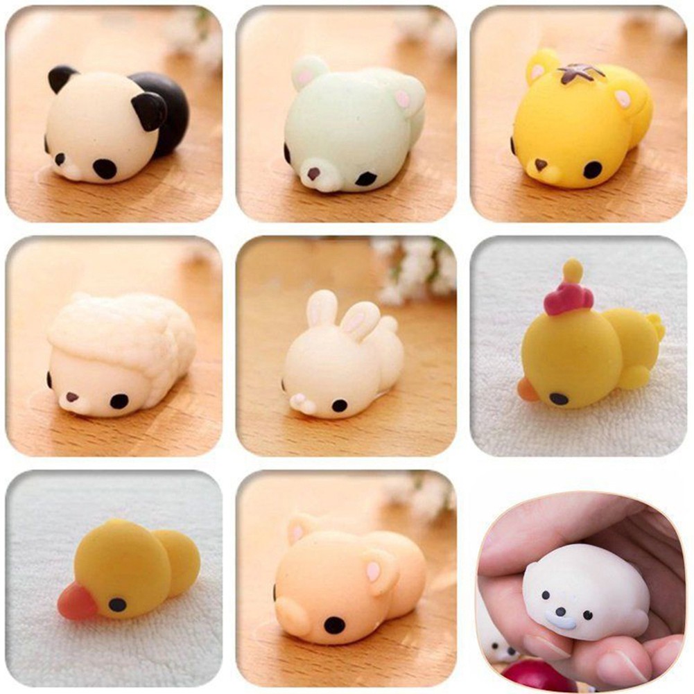 Đồ chơi Squishy hình gà con đáng yêu giúp giảm stress
