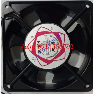 Quạt tản nhiệt sunon 12x12x4cm dp200a 220vac